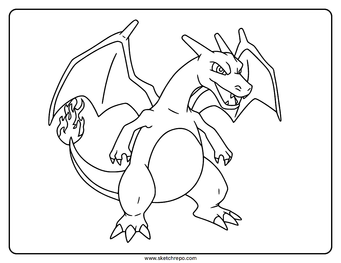 Charizard Coloring Pages