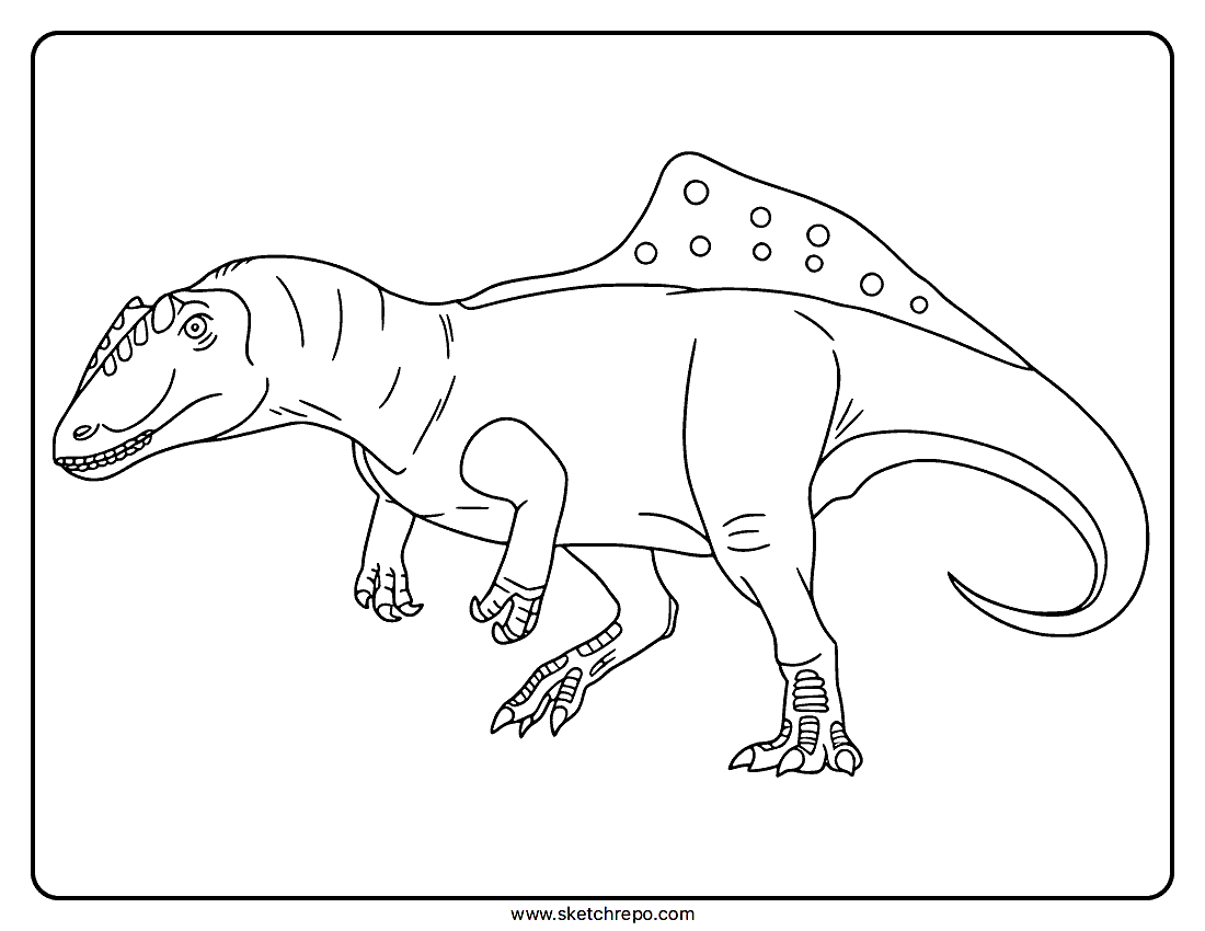 Concavenator Coloring Page