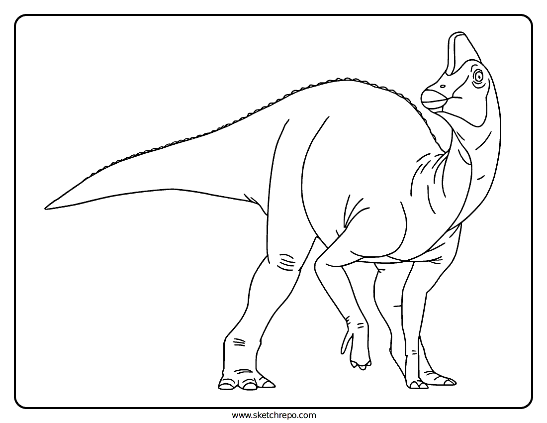 Corythosaurus Coloring Page