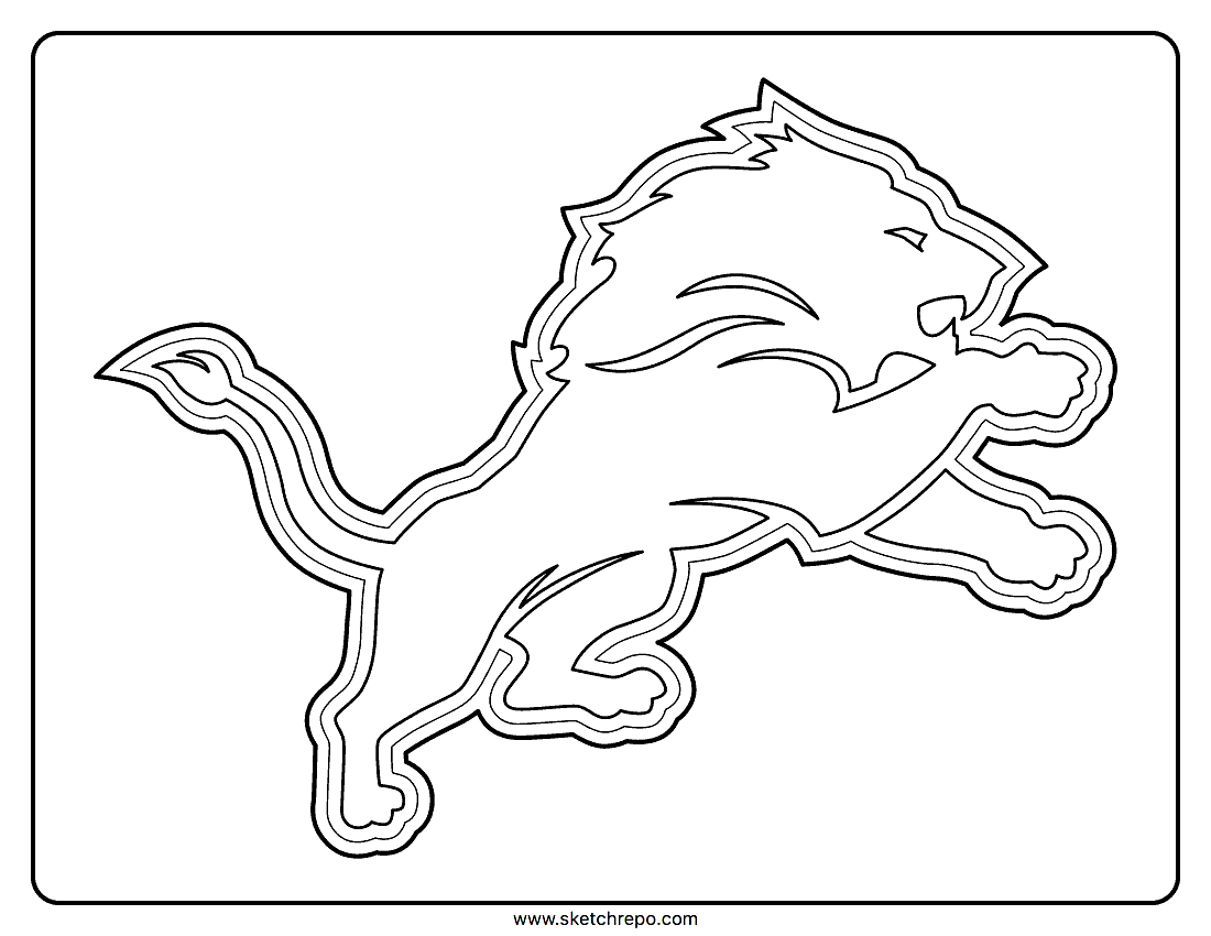 Detroit Lions Coloring Pages
