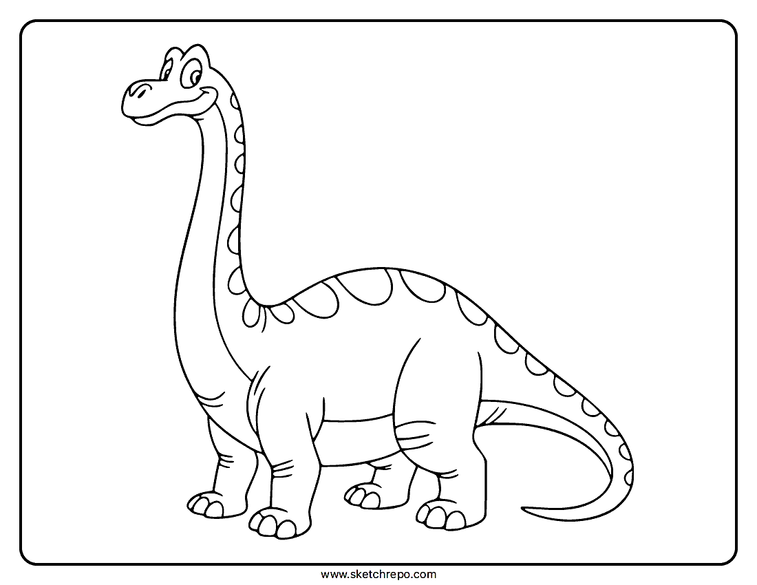 Disney Dinosaur Coloring Page