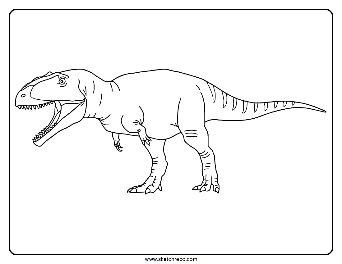 Giganotosaurus Coloring Page