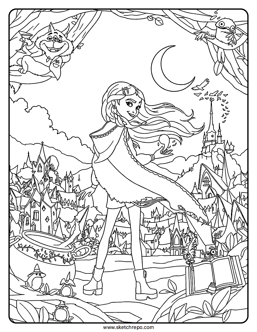 Hexed Coloring Page