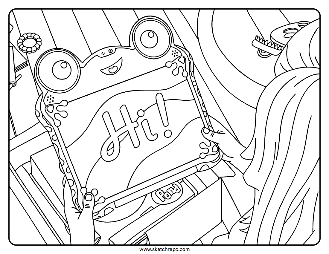 Lily Pad Toy Story 5 Coloring Sheet