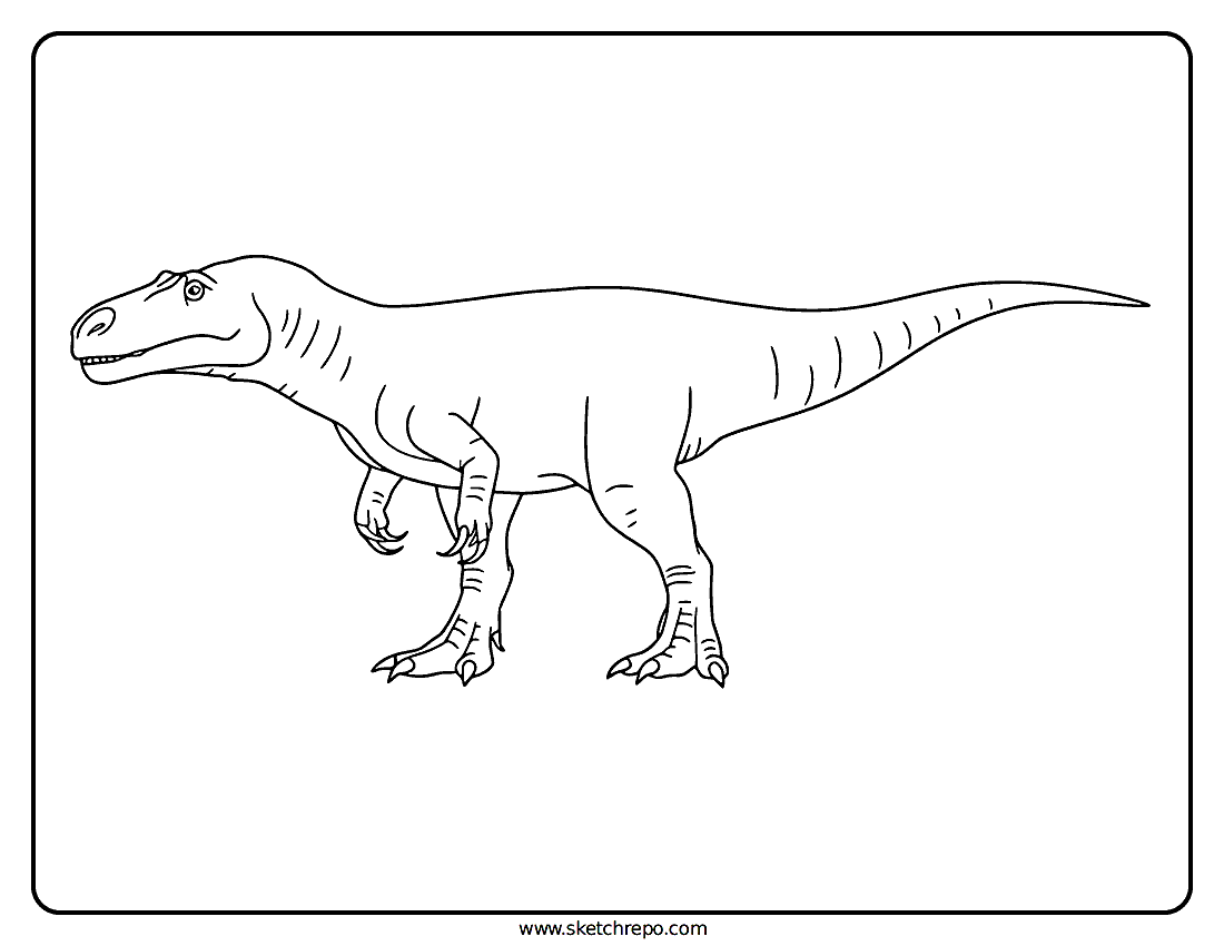 Megalosaurus Coloring Page