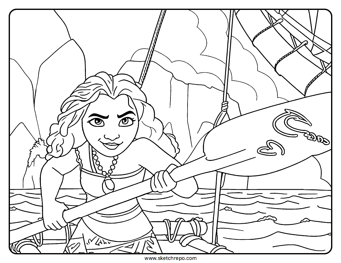 Moana 2 Coloring Pages