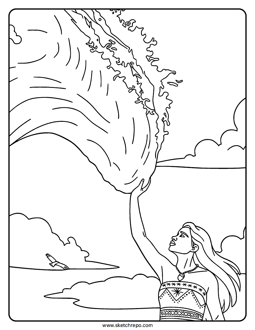 Moana 2026 Coloring Page
