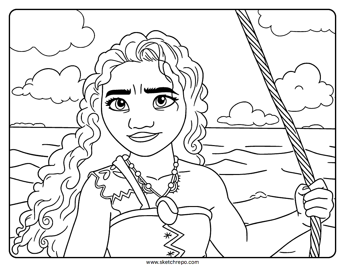 Moana 2 Coloring Pages – Sketch Repo