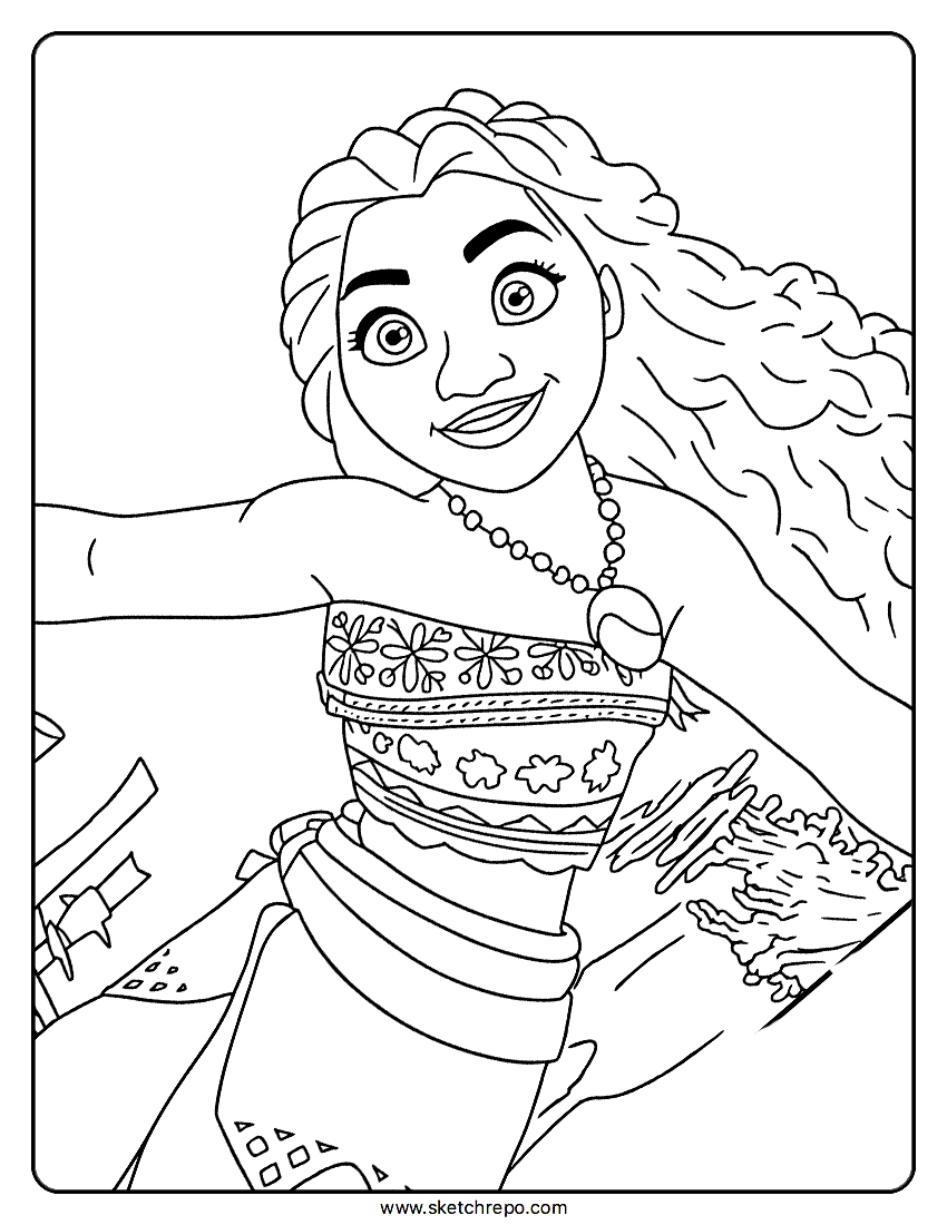 Moana 2 Coloring Pages