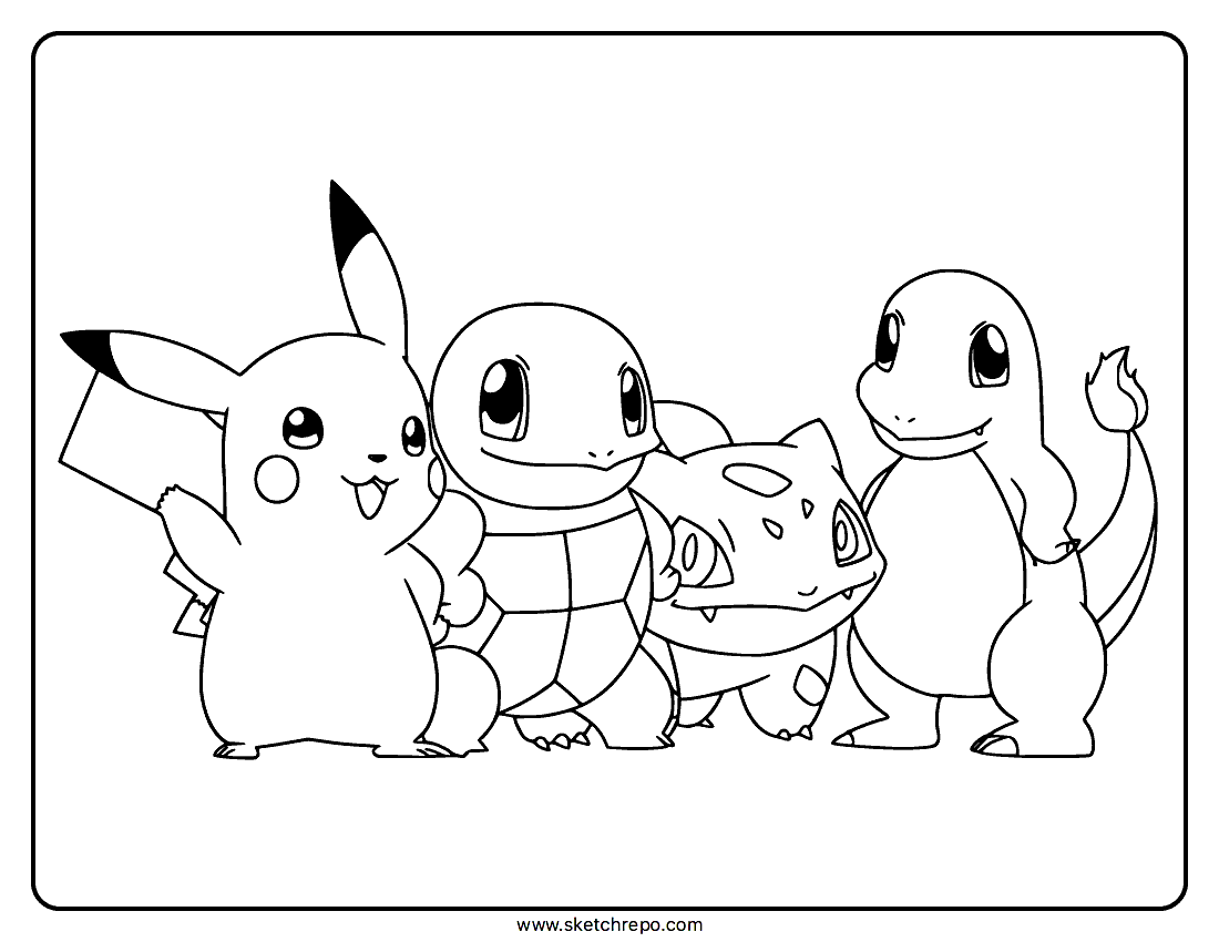 Pok mon Characters Coloring Pages Printable A Colourful World For All Ages Pok mon Characters Coloring Pages Printable A Colourful World For All Ages