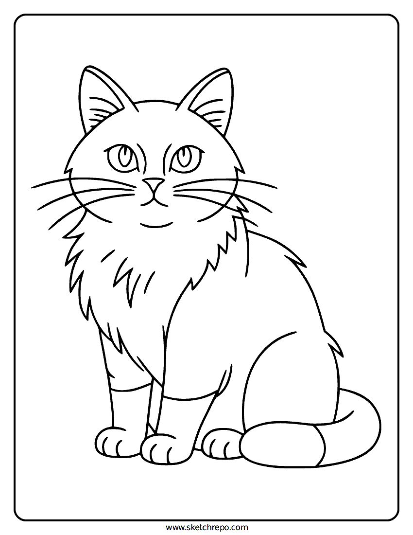 Cat Coloring Pages