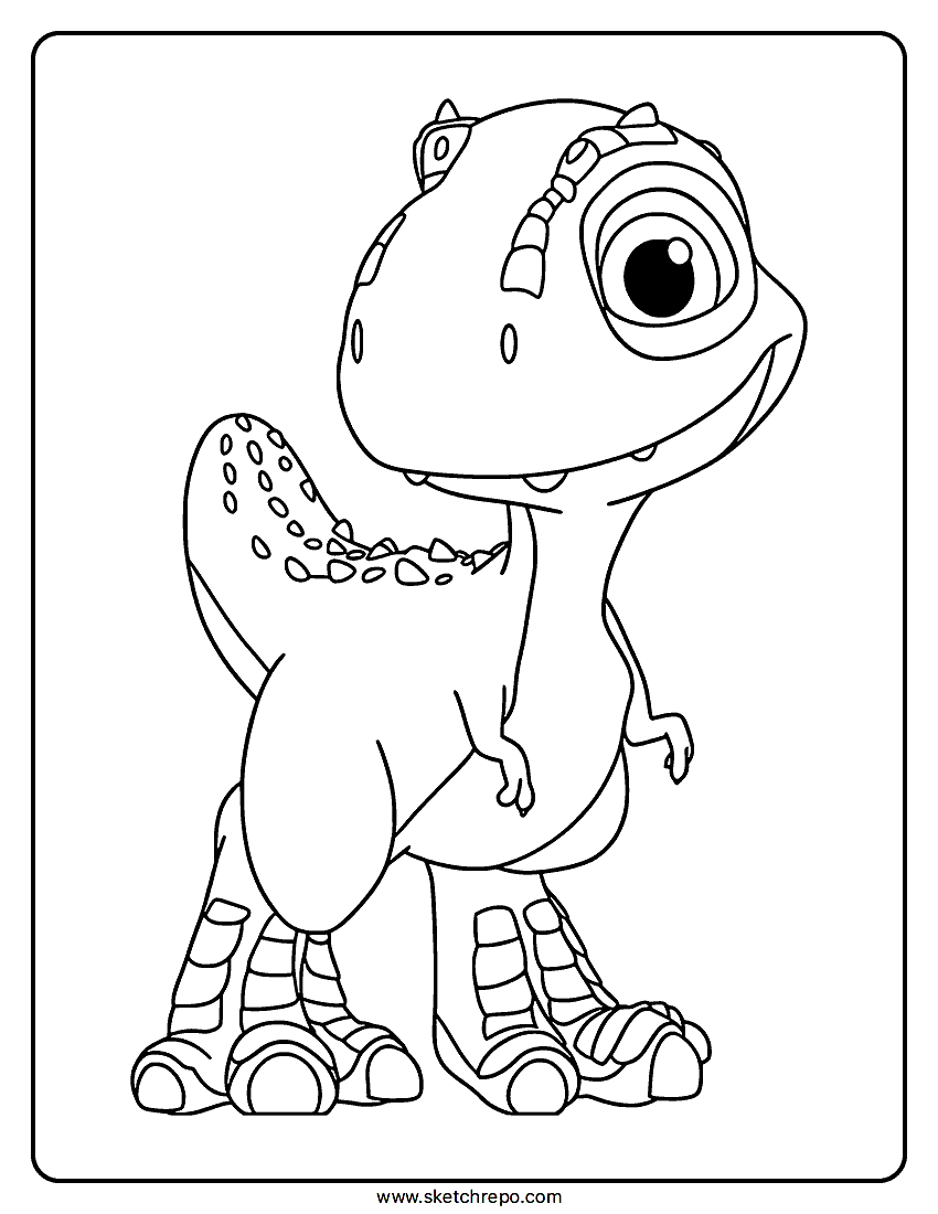 Rhubarb Coloring Page | PAW Patrol The Dino Movie