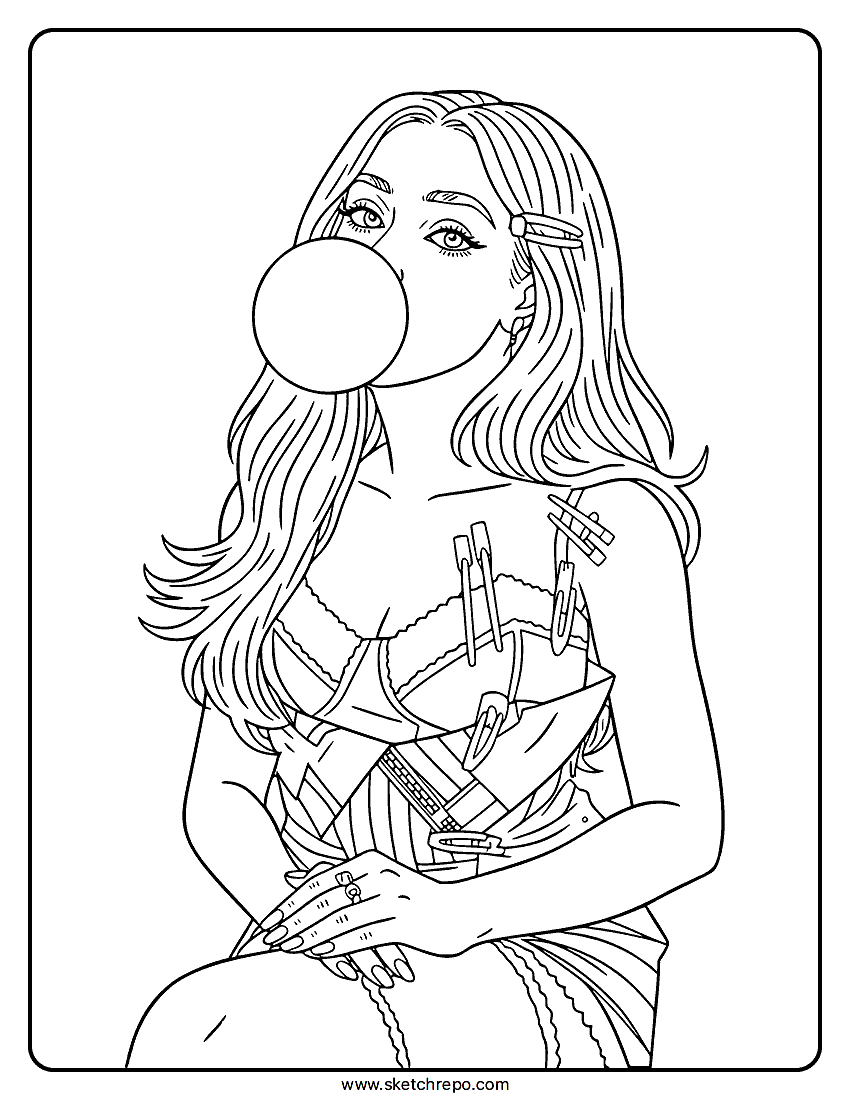 Sabrina Carpenter For Rolling Stone Uk 2 Coloring Page
