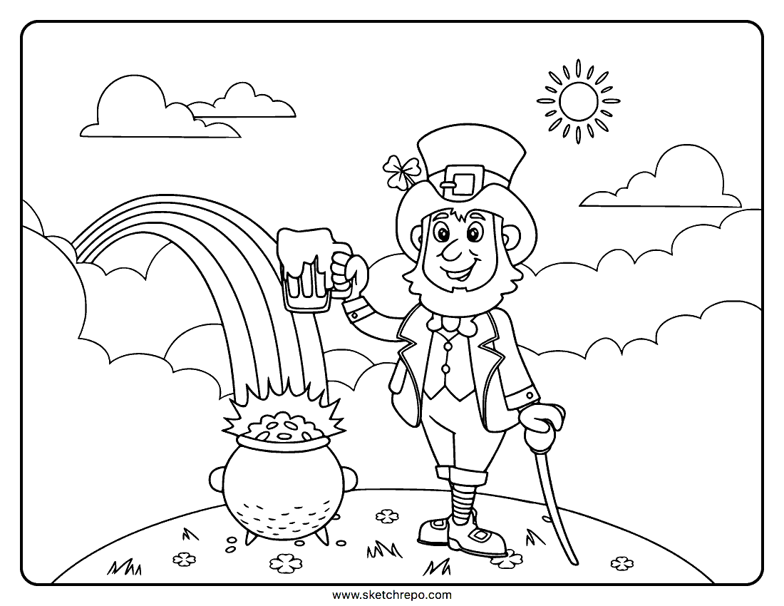 St. Patrick’s Day Coloring Page