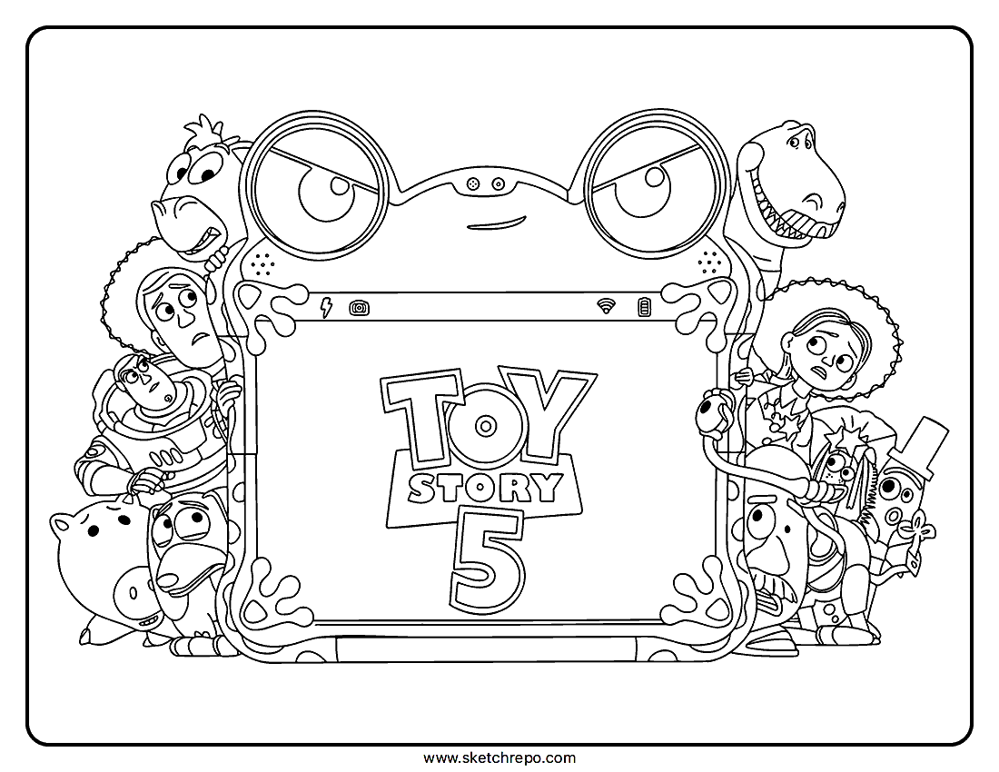 Toy Story 5 Coloring Pages